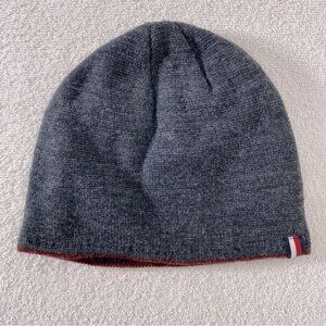 5/$25 Tommy Hilfiger Grey Knit Fleece Lined Toque Beanie